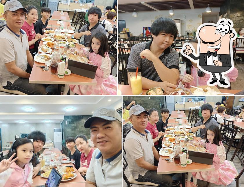 Family and friends dining at The Hungry Games